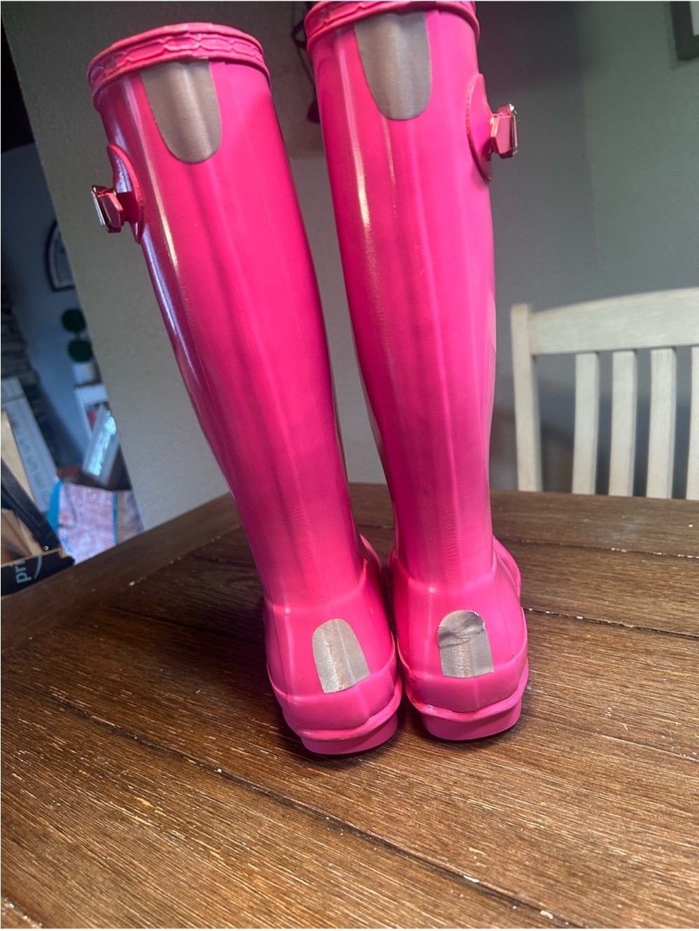 Hunter tall Wellington rain boots size 7 women - Picture 8 of 15
